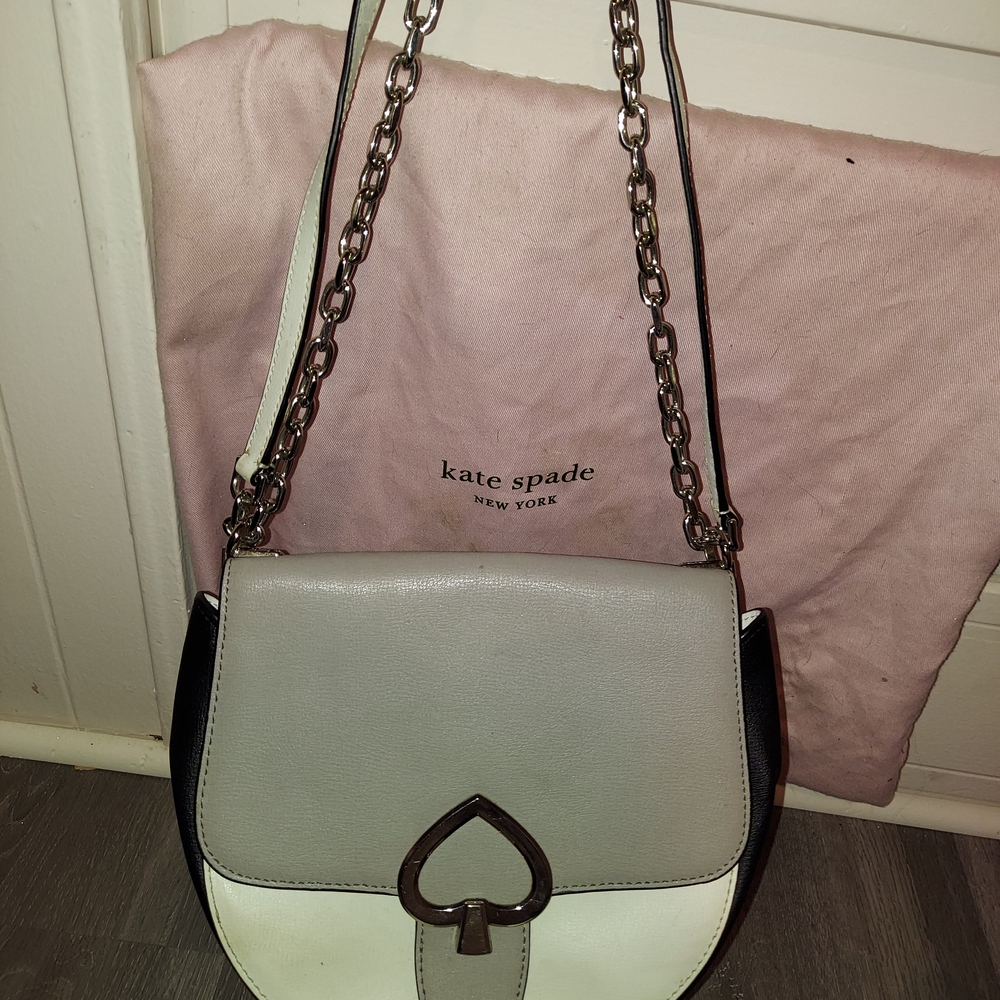 Kate Spade Gray and White Women's Bag